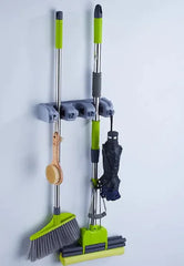 Bathroom Spring Mop & Broom Holder
