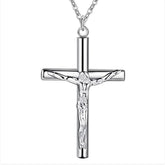 Elegant Silver Cross Pendant