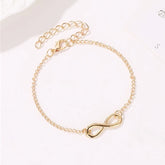 Minimalist Infinity Charm Bracelet
