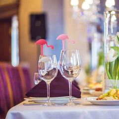 Silicone Flamingo Wine Glass Markers