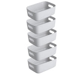 Stackable Plastic Storage Box Set