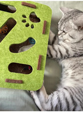 Interactive Felt Cat Puzzle Toy