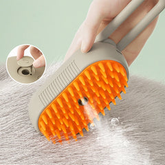 3-in-1 Electric Pet Steam Brush