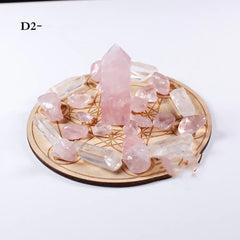 Natural Crystal Gemstone Yoga Set