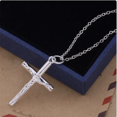 Elegant Silver Cross Pendant