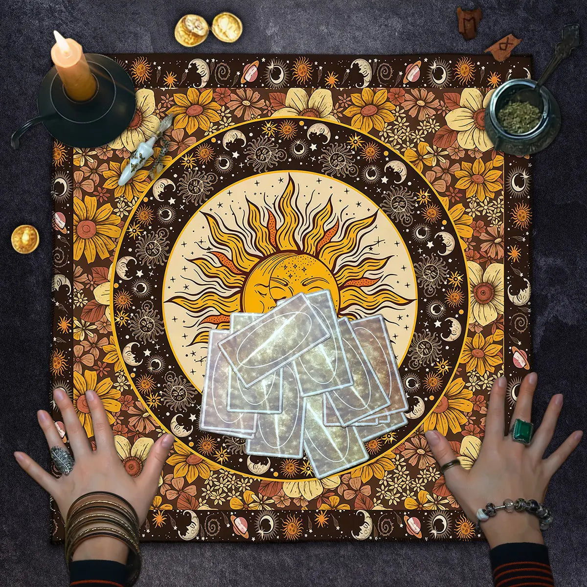 Geometric Tarot Tablecloth