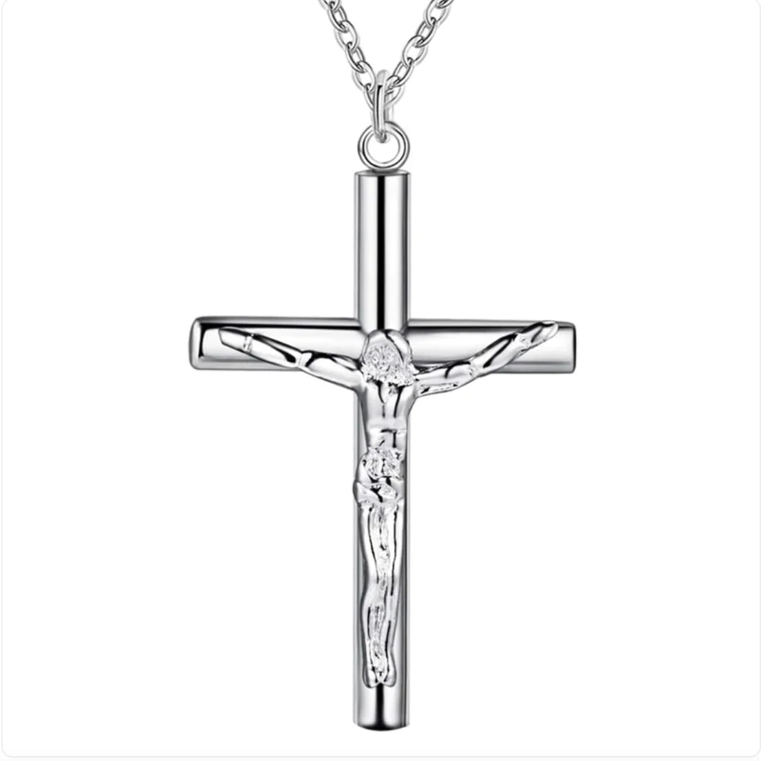 Elegant Silver Cross Pendant