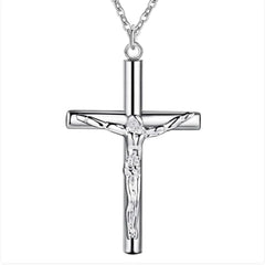 Elegant Silver Cross Pendant