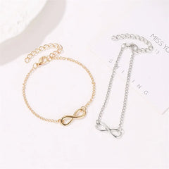 Minimalist Infinity Charm Bracelet