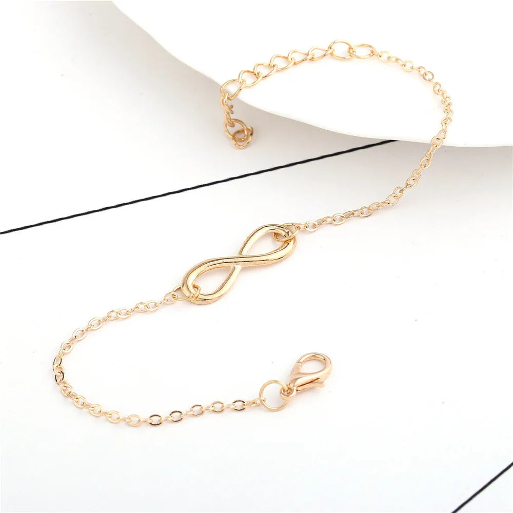 Minimalist Infinity Charm Bracelet