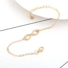 Minimalist Infinity Charm Bracelet