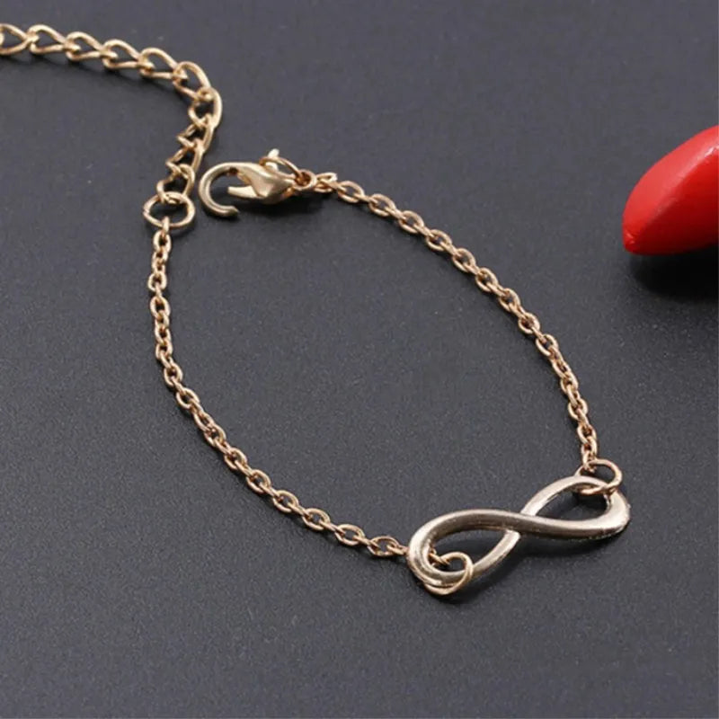 Minimalist Infinity Charm Bracelet