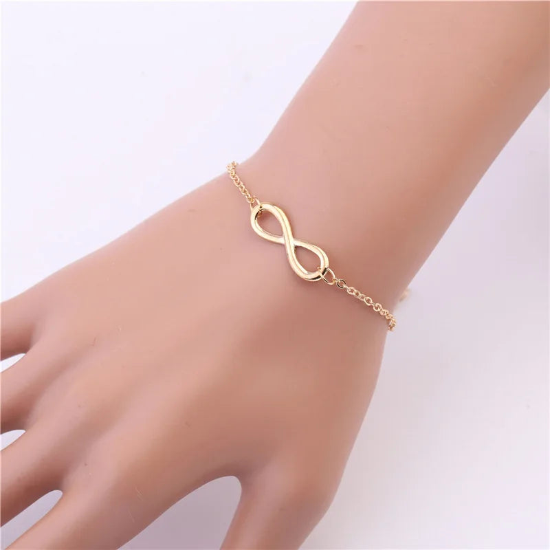 Minimalist Infinity Charm Bracelet