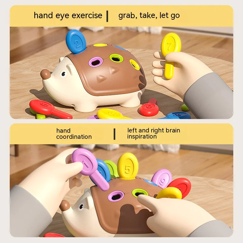 Hedgehog Toddler Skill Builder Toy