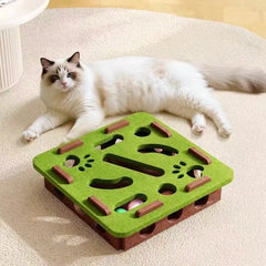 Interactive Felt Cat Puzzle Toy