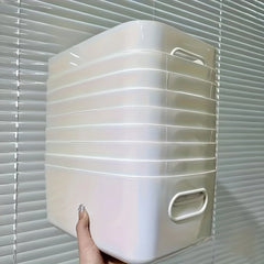 Stackable Plastic Storage Box Set