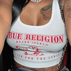 Women’s Y2K Cropped Graphic Tank