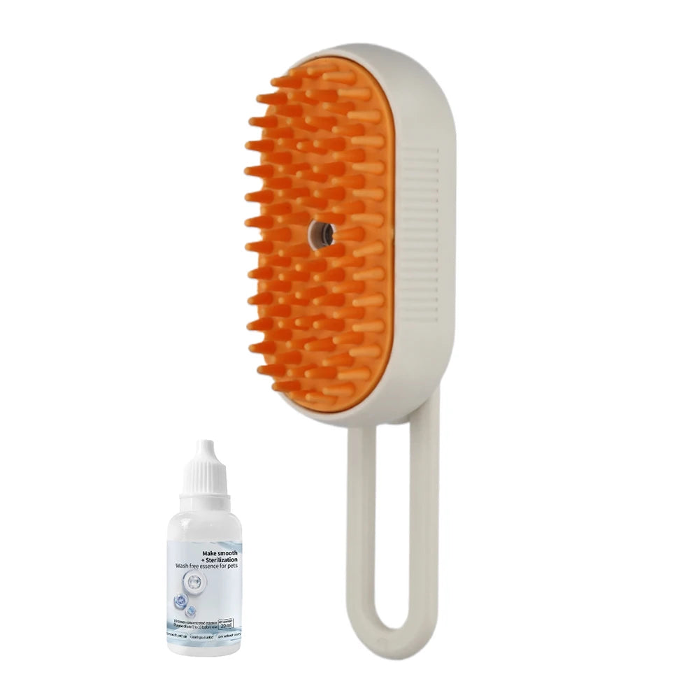 3-in-1 Electric Pet Steam Brush