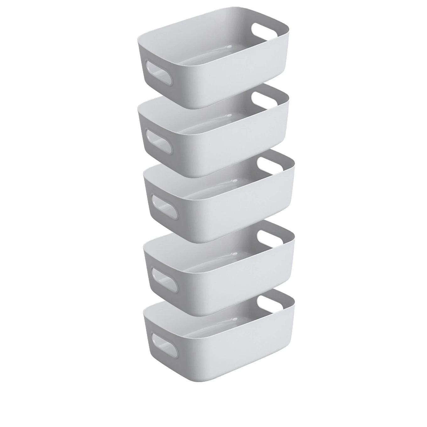 Stackable Plastic Storage Box Set