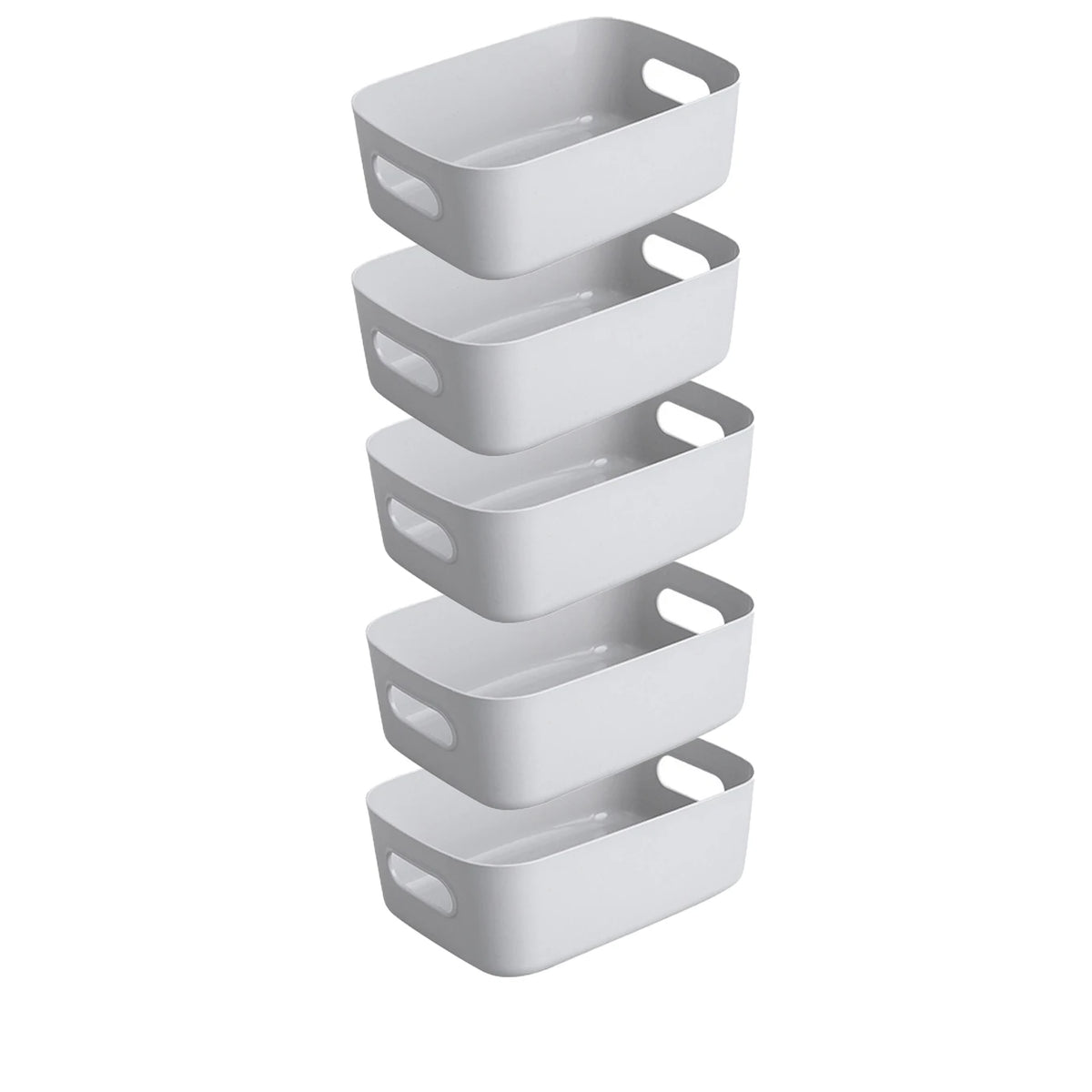 Stackable Plastic Storage Box Set