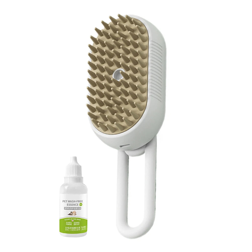 3-in-1 Electric Pet Steam Brush