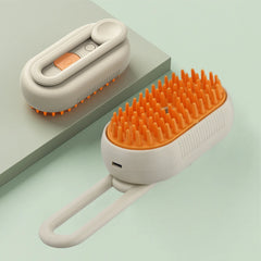 3-in-1 Electric Pet Steam Brush