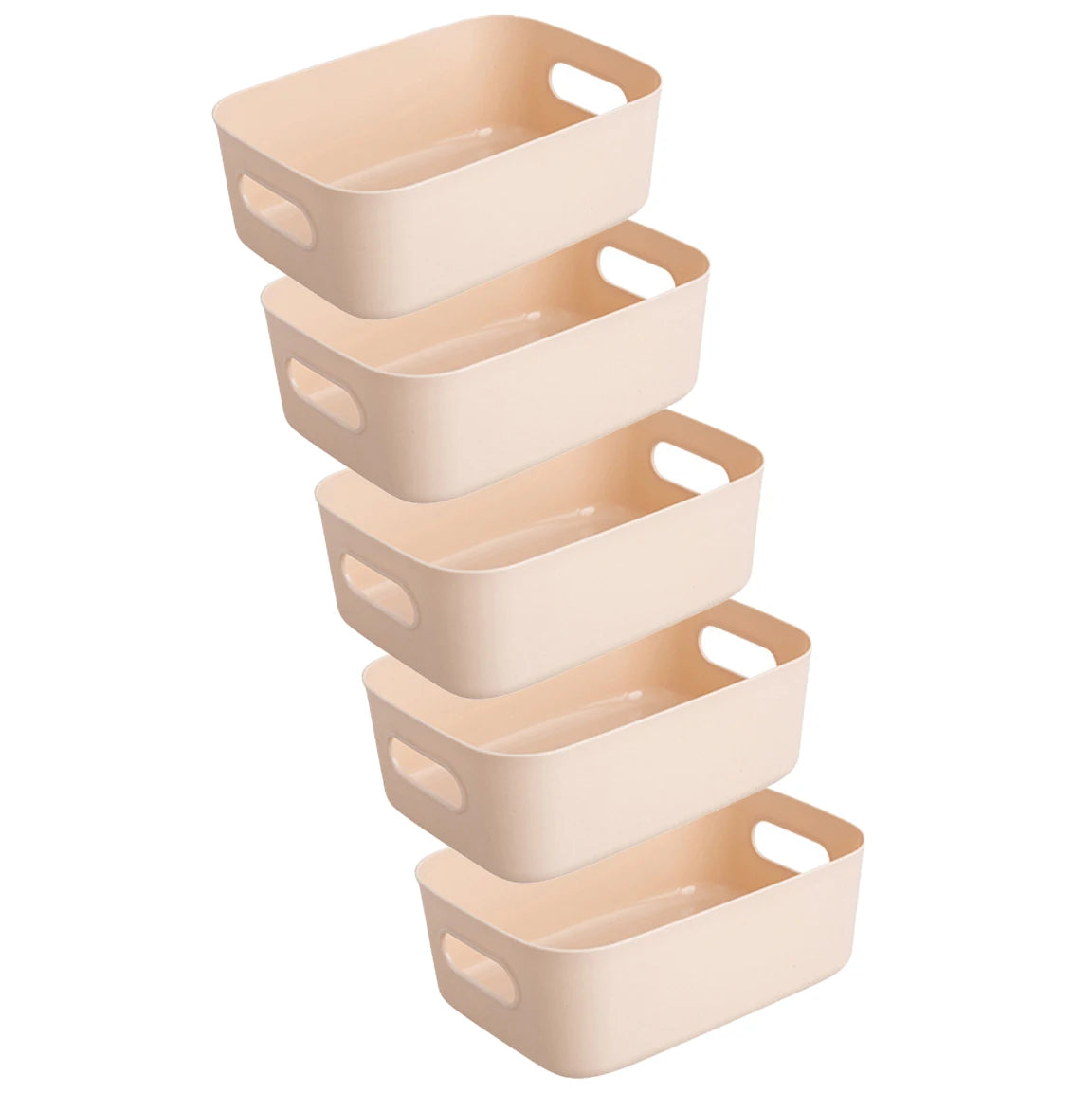Stackable Plastic Storage Box Set