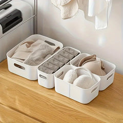 Stackable Plastic Storage Box Set