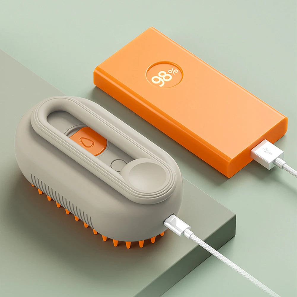 3-in-1 Electric Pet Steam Brush