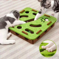 Interactive Felt Cat Puzzle Toy