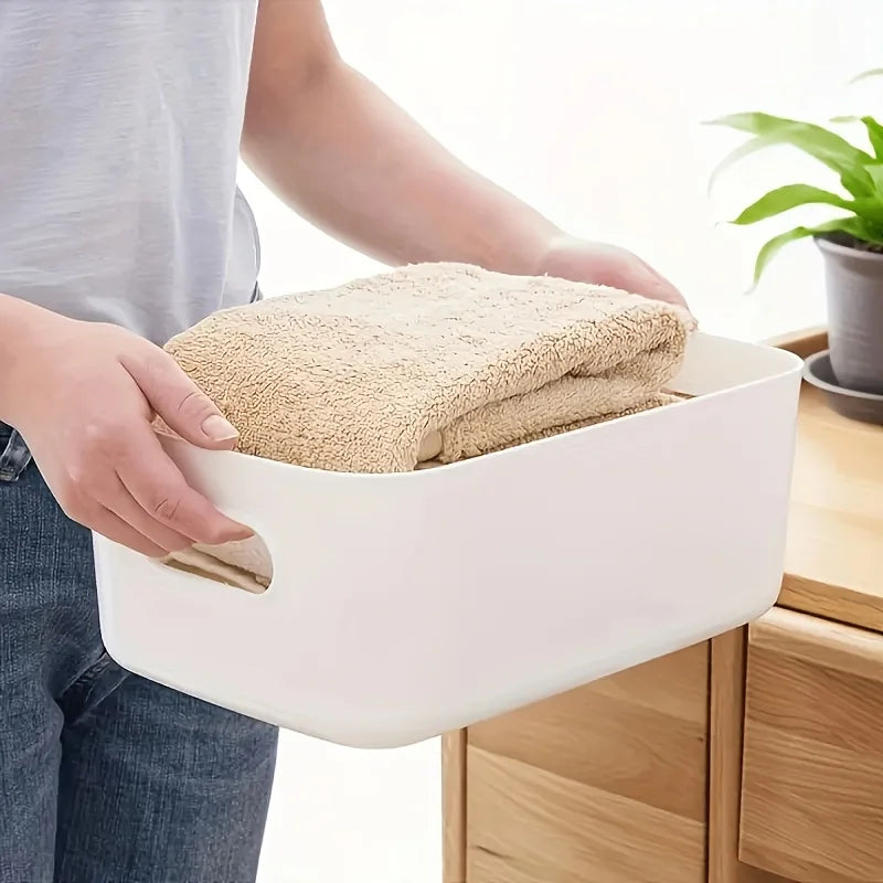 Stackable Plastic Storage Box Set