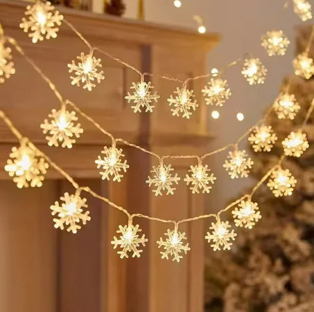 Frosty Glow Snowflake Lights