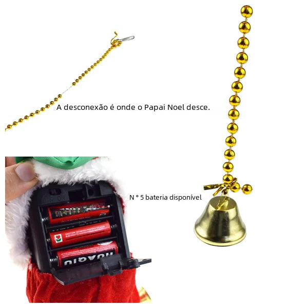 Santa Climber Festive Figurines