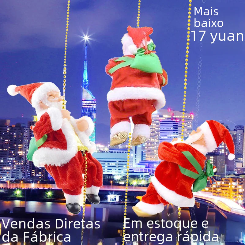 Santa Climber Festive Figurines