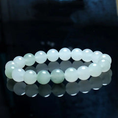 Gold Silk Jade Tianshan Cui Bracelet Necklace Unisex