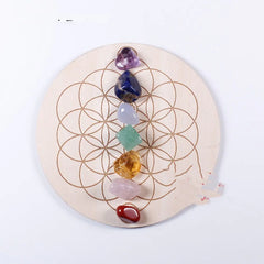Natural Crystal Gemstone Yoga Set